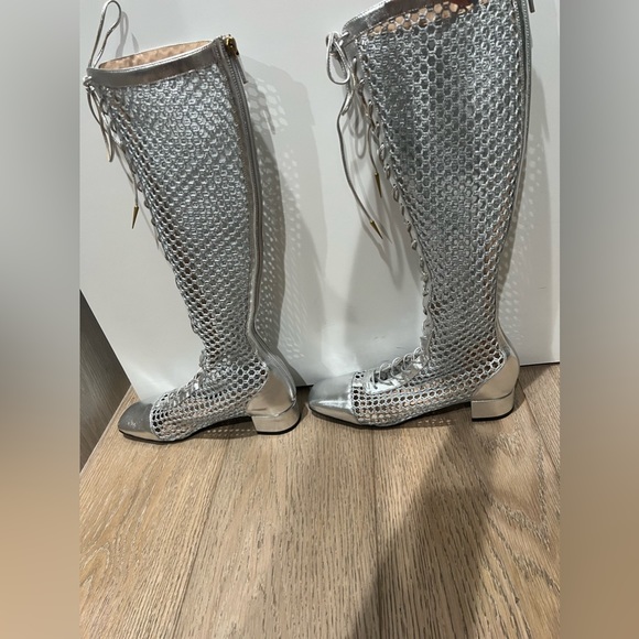 Dior Naughtily-D Fishnet Knee Boots - Picture 7 of 9